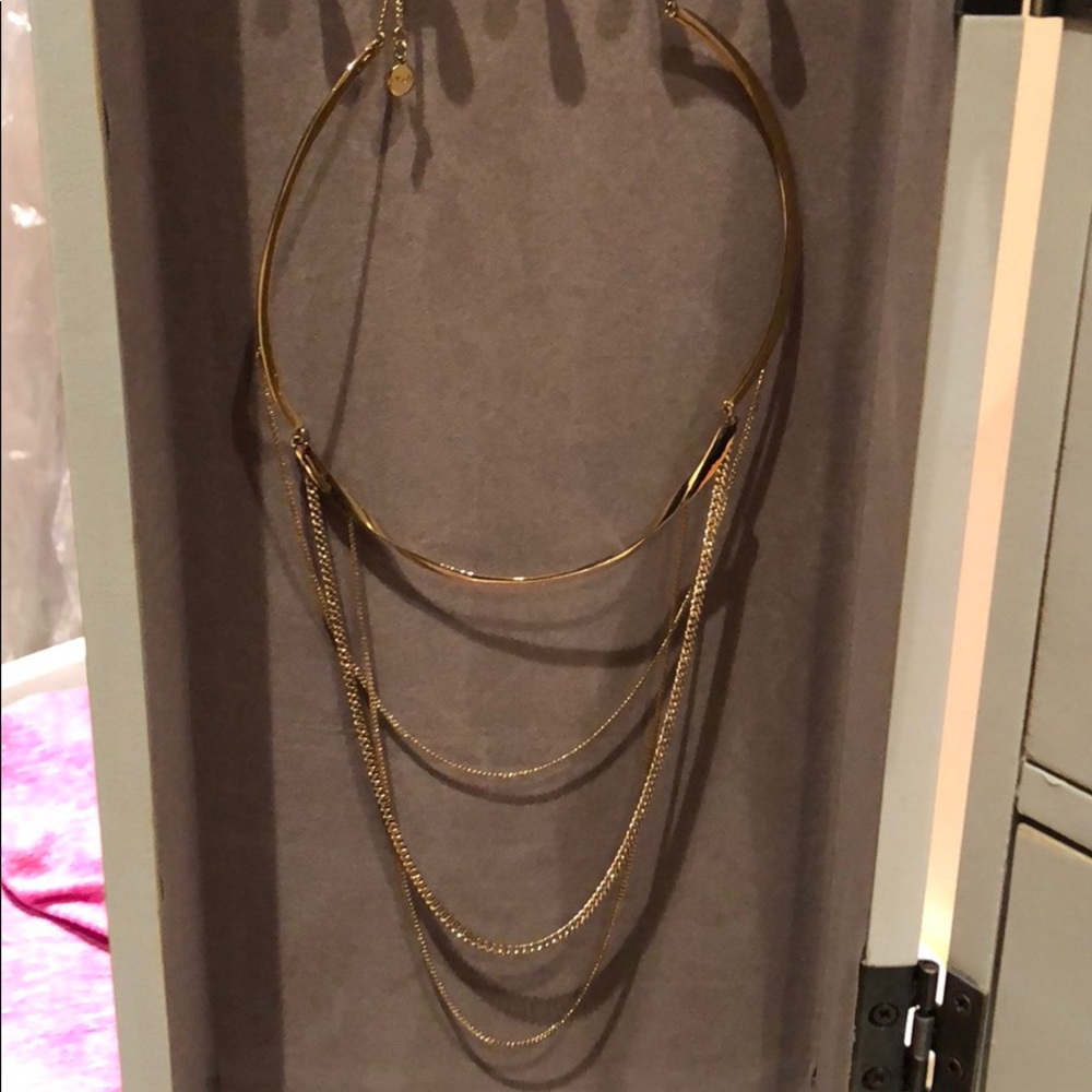 Stella and Dot drape collar necklace.